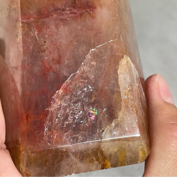 Golden Healer Tower | Yellow Hematoid Quartz Golden Healer Quartz Tower - Picture 12 of 17